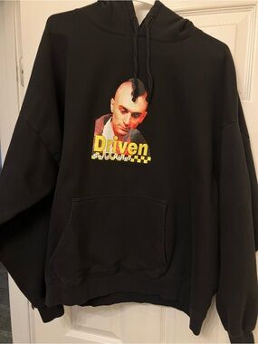Serial Killer Taxi Driver Black Driven Graphic Crewneck Hoodie